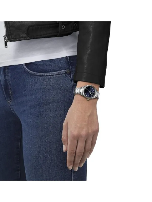 TISSOT Damenuhren-PR100 Lady Blau T150.210.11.041.00