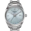 TISSOT Damenuhren-PR100 Lady Hellblau T150.210.11.351.00