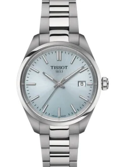TISSOT Damenuhren-PR100 Lady Hellblau T150.210.11.351.00