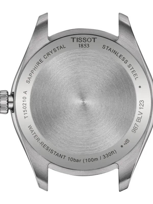 TISSOT Damenuhren-PR100 Lady Hellblau T150.210.11.351.00