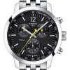 TISSOT Herrenuhren-PRC 200 schwarz Stahlarmband T114.417.11.057.00