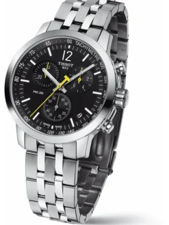 TISSOT Herrenuhren-PRC 200 schwarz Stahlarmband T114.417.11.057.00