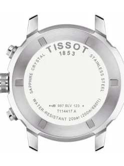 TISSOT Herrenuhren-PRC 200 schwarz Stahlarmband T114.417.11.057.00