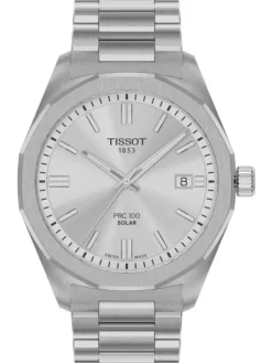 TISSOT Herrenuhren-PRC 100 Solar Quarz 39mm Gliederband T151.422.11.031.00