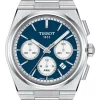 TISSOT Herrenuhren-PRX Automatic Chronograh Blau T137.427.11.041.00