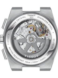 TISSOT Herrenuhren-PRX Automatic Chronograh Blau T137.427.11.041.00