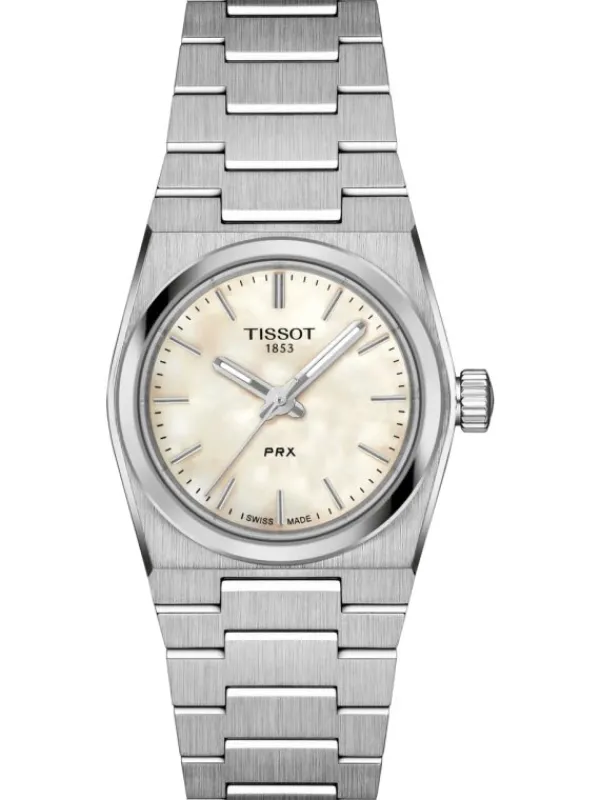 TISSOT Damenuhren-PRX Damen Quarz 25mm Perlmutt T137.010.11.111.00