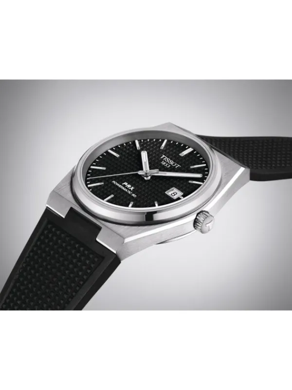 TISSOT Herrenuhren-PRX Powermatic 80 Kautschuk T137.407.17.051.00