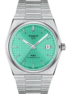 TISSOT Herrenuhren-PRX Powermatic 80 Mint T137.407.11.091.01