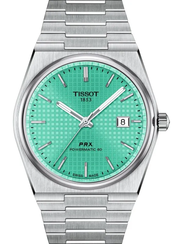TISSOT Herrenuhren-PRX Powermatic 80 Mint T137.407.11.091.01