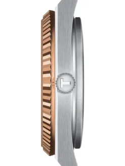 TISSOT Herrenuhren-PRX Powermatic 80 Stahl & 18K Goldlünette rose T931.407.41.031.00