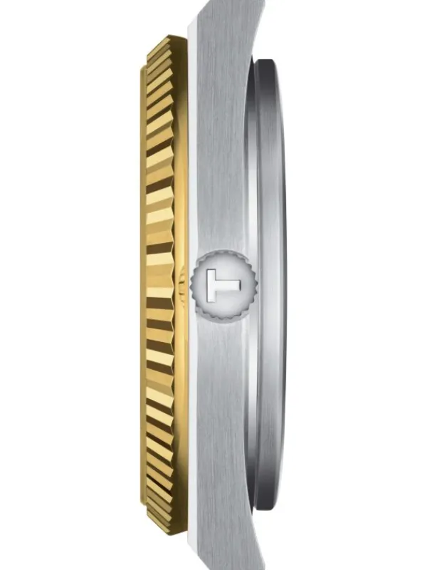 TISSOT Herrenuhren-PRX Powermatic 80 Stahl & 18K Goldlünette T931.407.41.031.01