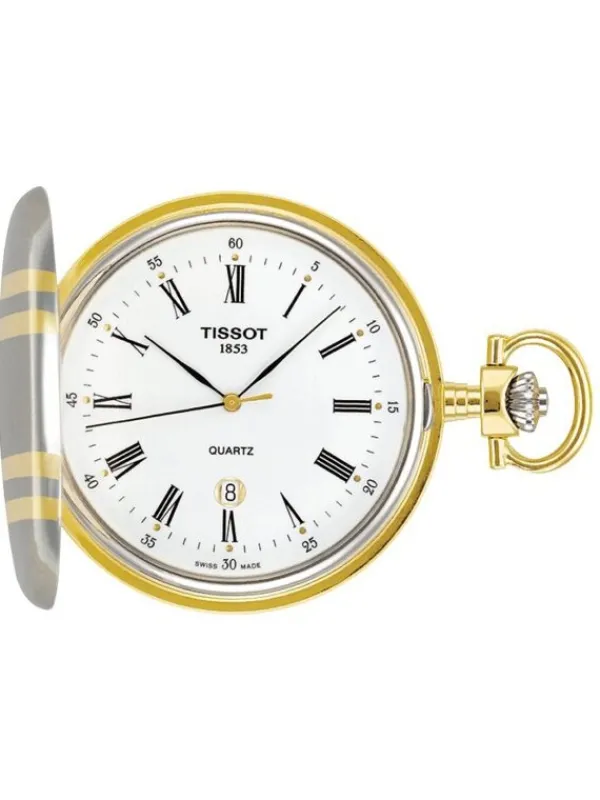 TISSOT Taschenuhren | Damenuhren-SAVONETTE Quartz, Datum T83.8.553.13