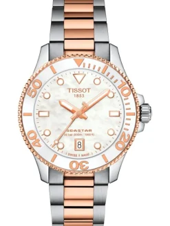TISSOT Damenuhren-Seastar 1000 36mm Perlmutt T120.210.22.111.00