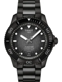 TISSOT Herrenuhren-Seastar 1000 Powermatic 80 40mm black T120.807.33.051.00