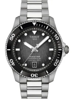 TISSOT Herrenuhren-Seastar 1000 Powermatic 80 40mm schwarz T120.807.11.051.00
