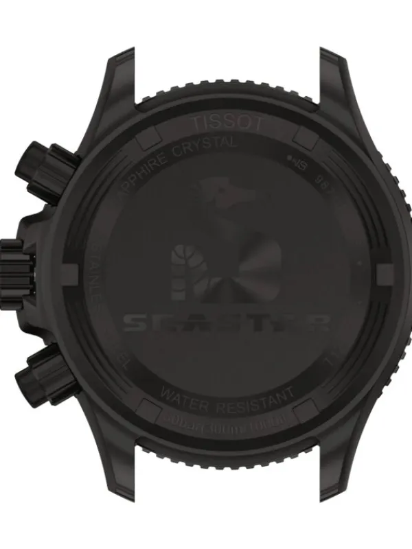 TISSOT Herrenuhren | Damenuhren-Seastar 1000 Quarz Chronograph 38 mm schwarz T120.217.33.061.00