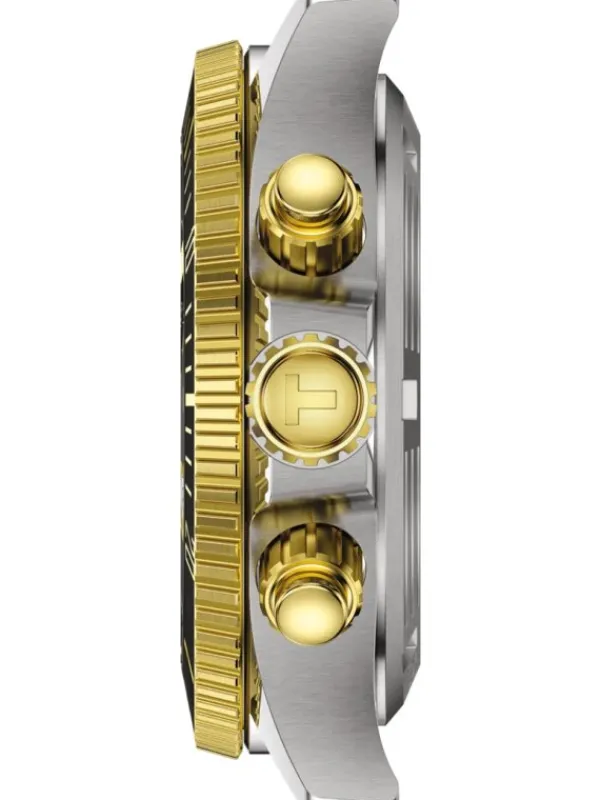 TISSOT Herrenuhren | Damenuhren-Seastar 1000 Quarz Chronograph 38 mm bicolor T120.217.22.061.00