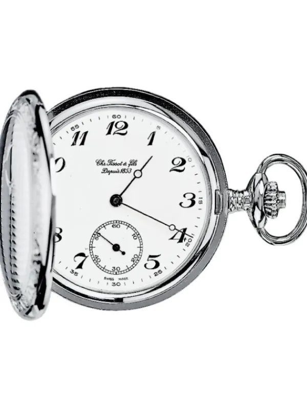 TISSOT Taschenuhren-TASCHENUHR SAVONETTE, Handaufzug T83.6.402.12