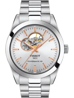TISSOT Herrenuhren-Gentleman Powermatic 80 Open Heart T127.407.11.031.01