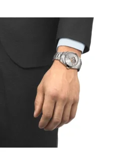 TISSOT Herrenuhren-Gentleman Powermatic 80 Open Heart T127.407.11.031.01
