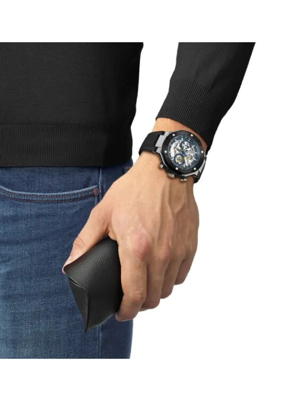 TISSOT Herrenuhren-T-Race MotoGP Automatic Chronograph limited 2025 T141.462.27.041.00