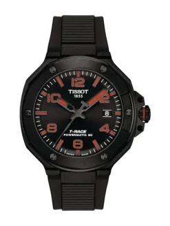 TISSOT Herrenuhren-T-Race Powermatic 80 41mm schwarz rot T141.807.37.057.00