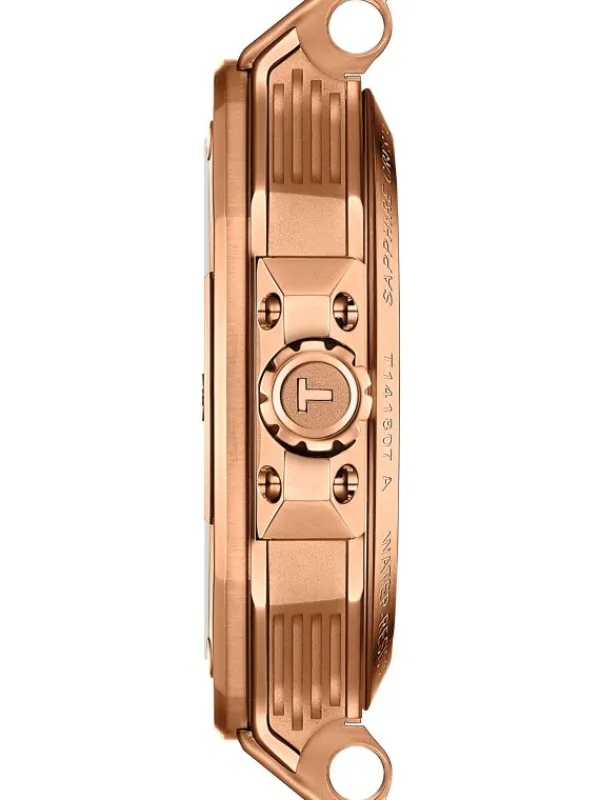 TISSOT Herrenuhren-T-Race Powermatic 80 41mm rosé T141.807.37.051.00