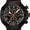 TISSOT Herrenuhren-T-Race Quarz Chronograph Orange T141.417.37.051.02