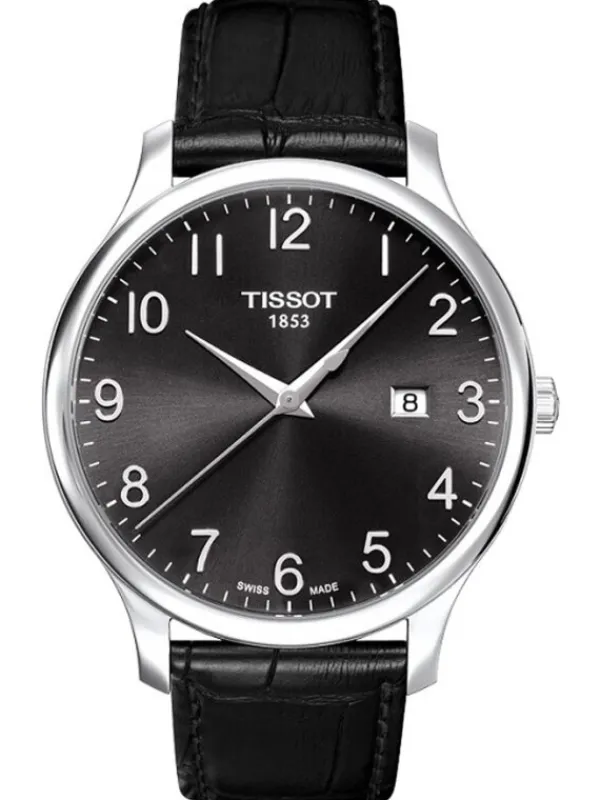 TISSOT Herrenuhren-TRADITION HAU STAHL/LED T063.610.16.052.00