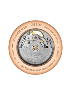 TISSOT Herrenuhren-TRADITION Powerrmatic 80, schwarz/roségoldfarben T063.907.36.068.00
