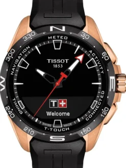 TISSOT Smartwatches | Herrenuhren-T-TOUCH CONNECT Solar roségoldfarben T121.420.47.051.02