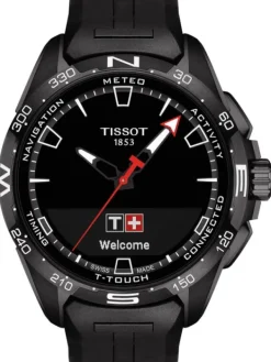 TISSOT Smartwatches | Herrenuhren-T-TOUCH CONNECT solar schwarz ip T121.420.47.051.03