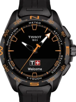TISSOT Smartwatches | Herrenuhren-T-TOUCH CONNECT solar schwarz ip T121.420.47.051.04