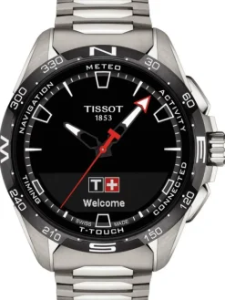 TISSOT Smartwatches | Herrenuhren-T-TOUCH CONNECT Solar mit Gliederarmband T121.420.44.051.00