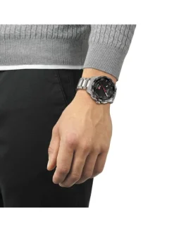 TISSOT Smartwatches | Herrenuhren-T-TOUCH CONNECT Solar mit Gliederarmband T121.420.44.051.00