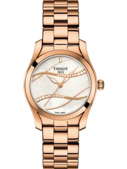 TISSOT Damenuhren-T-WAVE, Lady, Metallarmband, rosé T112.210.33.111.00
