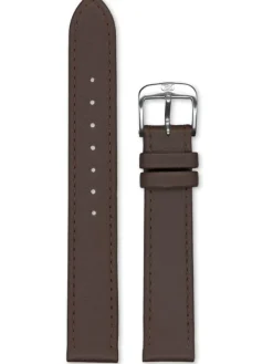 uhr24 Uhrenarmbänder | Zubehör-Kalbleder mit Naht 15mm braun 2190-10155