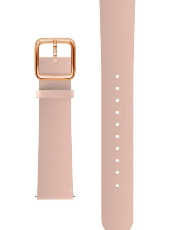 WITHINGS Uhrenarmbänder-Kalbsleder, rosa, 18 mm, rosè Schließe 3700546703997