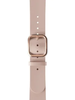 WITHINGS Uhrenarmbänder-Kalbsleder, rosa, 18 mm, rosè Schließe 3700546703997