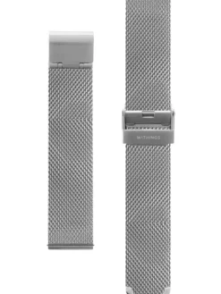 WITHINGS Uhrenarmbänder-Milanese, silber, 18mm 3700546704727