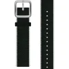 WITHINGS Uhrenarmbänder-PET Recycled, grün/weiß, 20 mm, Schließe silbern 3700546706615