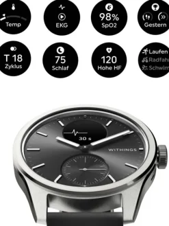 WITHINGS Damenuhren | Herrenuhren-Scanwatch 2 42mm - Black HWA10-model 4-All-Int
