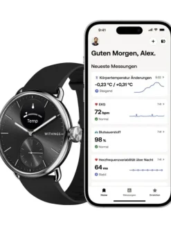 WITHINGS Smartwatches-Scanwatch 2 38mm - Black HWA10-model 1-All-Int
