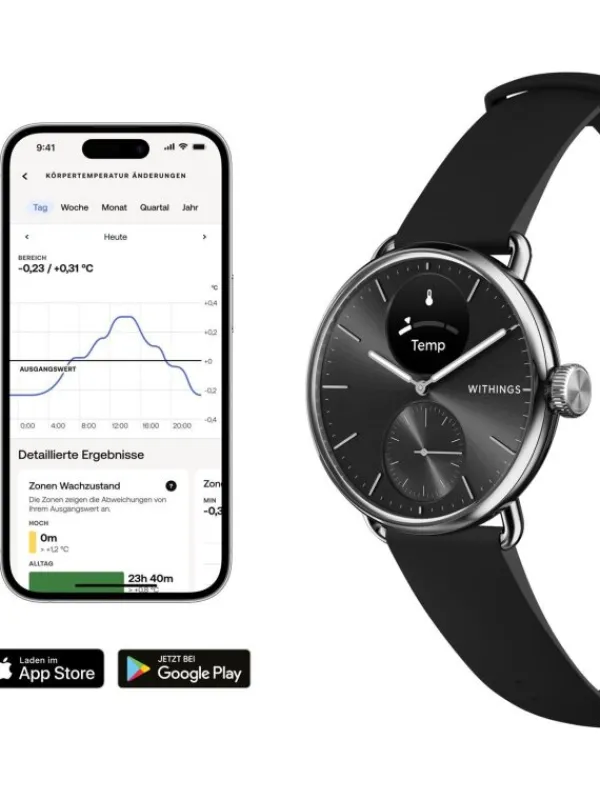 WITHINGS Smartwatches-Scanwatch 2 38mm - Black HWA10-model 1-All-Int