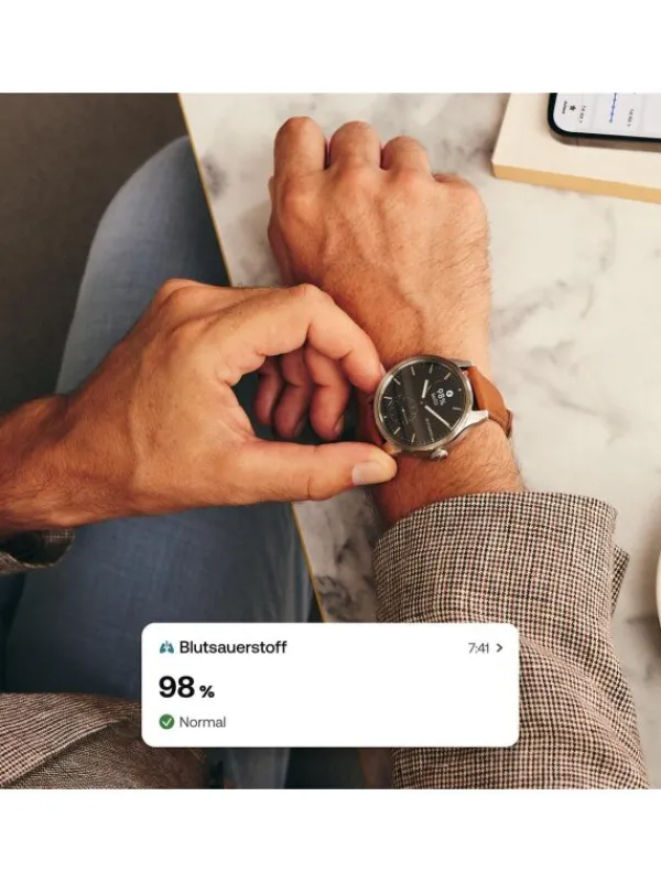 WITHINGS Damenuhren | Herrenuhren-Scanwatch 2 42mm - Black HWA10-model 4-All-Int