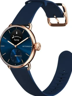 WITHINGS Herrenuhren | Damenuhren-Scanwatch 2 38mm - Rosé Gold Blue HWA10-model 6-All-Int