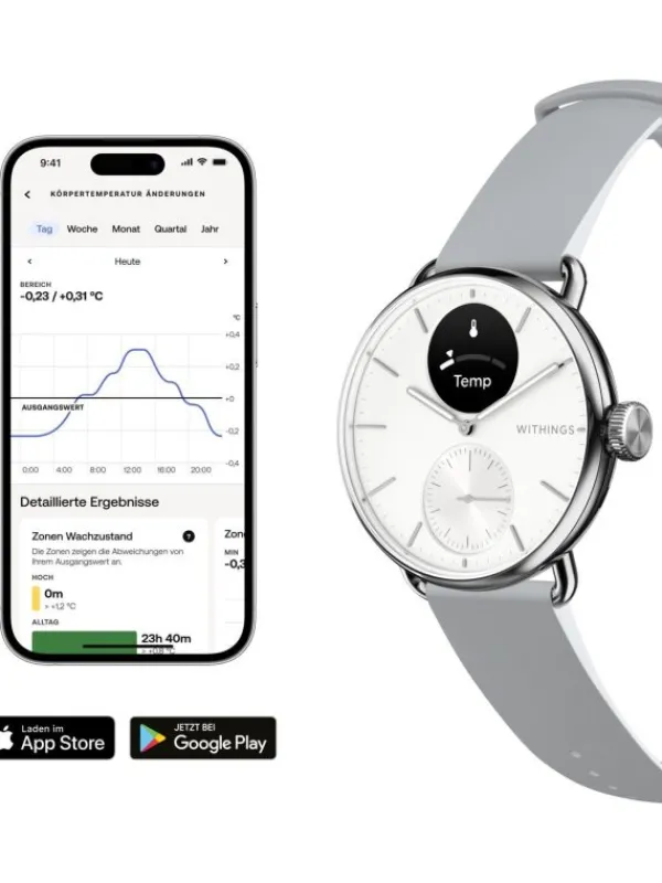 WITHINGS Smartwatches-Scanwatch 2 38mm - White HWA10-model 2-All-Int
