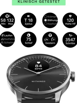 WITHINGS Smartwatches | Damenuhren-Scanwatch Light - Black 37mm HWA11-model 5-All-Int