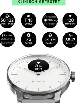 WITHINGS Smartwatches | Damenuhren-Scanwatch Light - White 37mm HWA11-model 3-All-Int